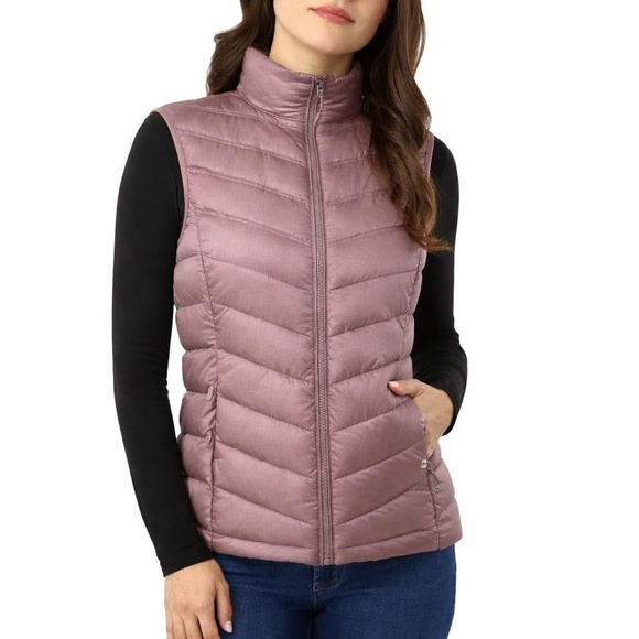 32 Degrees Jackets & Blazers - 32 Degrees Women's XL Puffer Vest Pink Nylon H1069